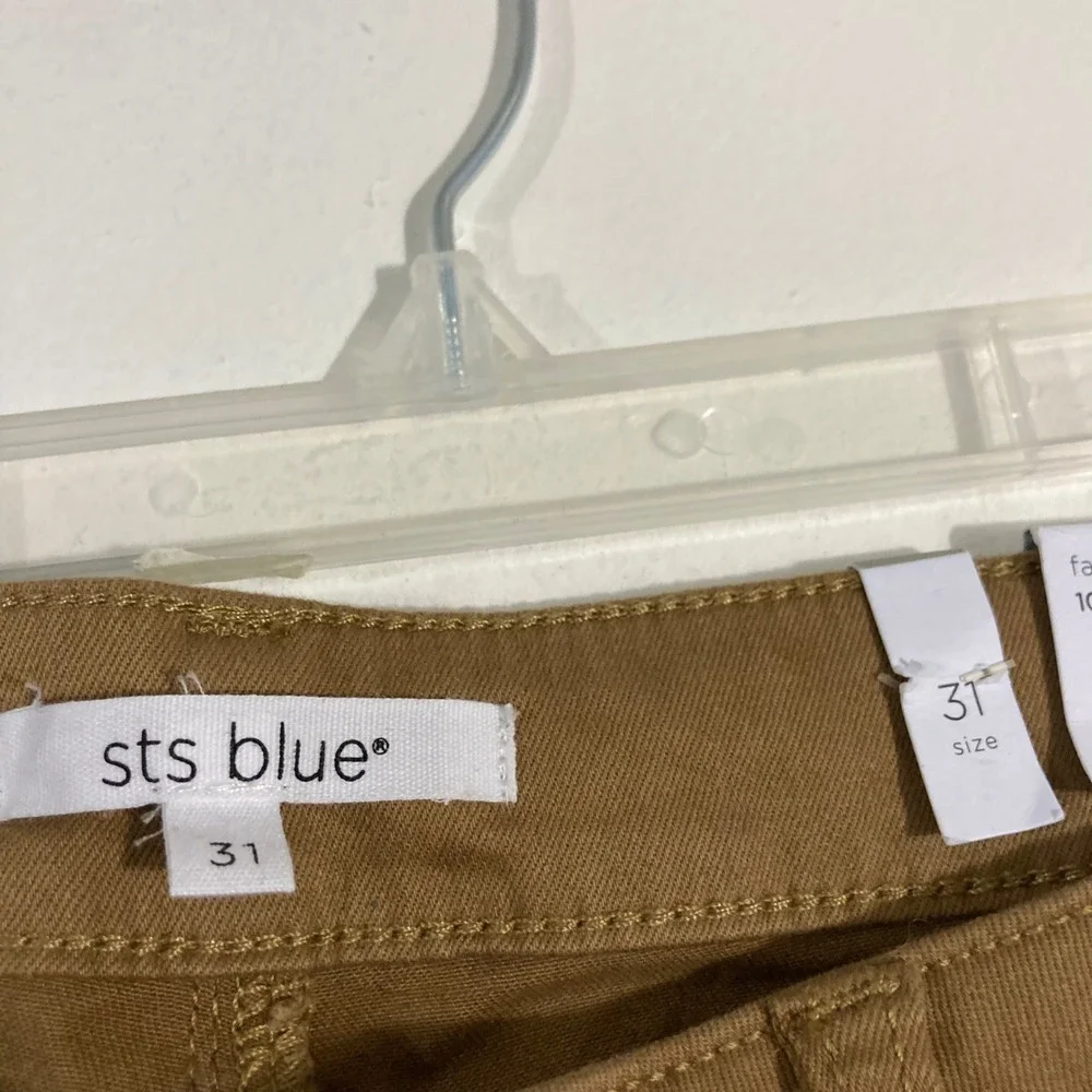 STS Blue Faye Crop Wide Leg‎ Jeans Womens 31 Brown New High Rise Faye Crop Pants